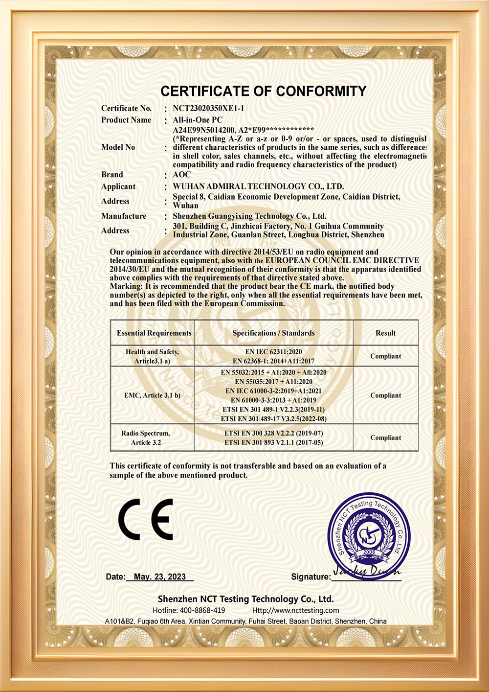 Certificate Honor (9)